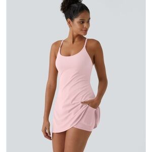 Halara SoftlyZero™ Plush Backless Active Dress-Easy Peezy Edition Size M